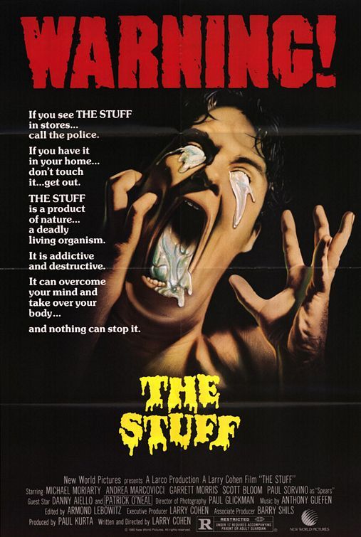 The Stuff 1985 Movie Review Commentary Zombie Like Blob Cheesy Classic