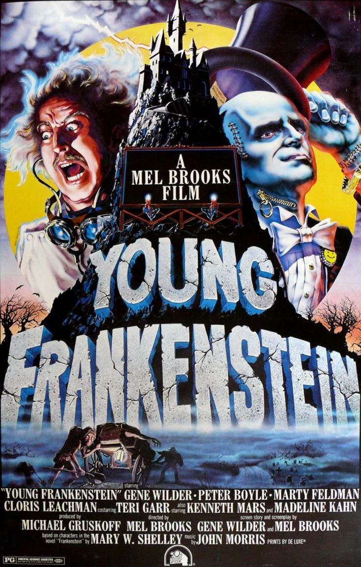 Young Frankenstein 1974 full movie review with gene wilder Mel brooks Marty Feldman Teri garr madeline Kahn Peter boyle